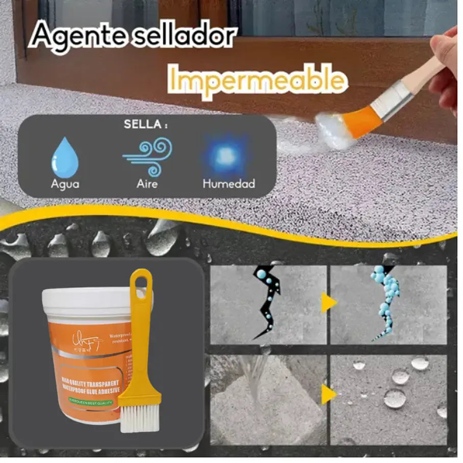 2 Sellador Adhesivo Impermeable 300g Nar